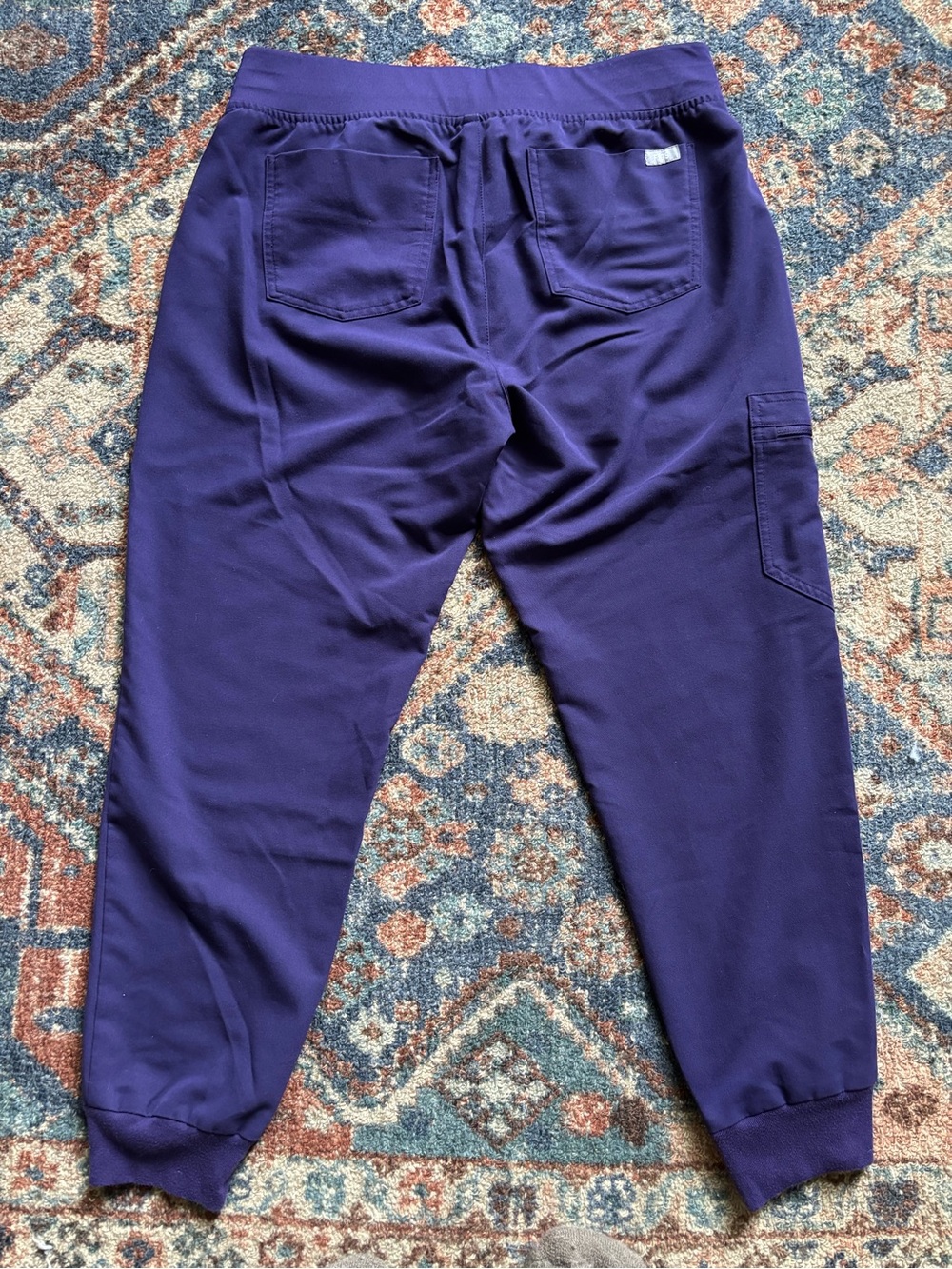 FIGS Women’s Jogger Scrub Pants in Purple Jam - Picture 2 of 7